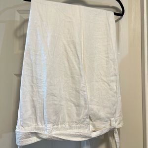 White Linen Pants